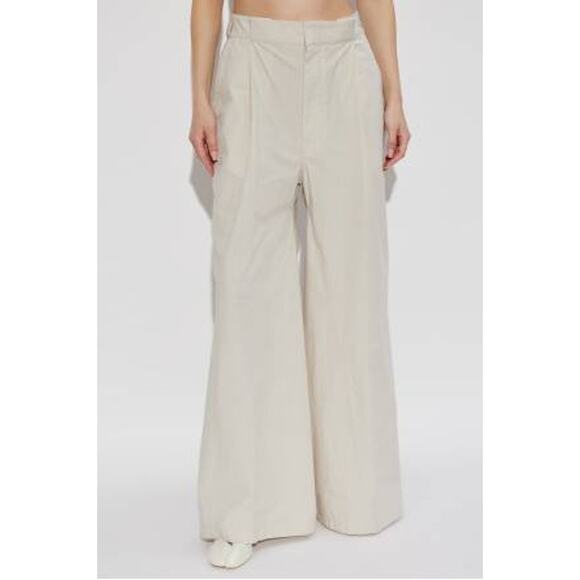 Maison Margiela Wide Leg Trouser Pants in Stone 36 XS - Picture 2 of 4